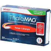 Biocodex ThalaMAG Boost Magnésium Marin - Caféine - Spiruline 30 pc(s) Comprimé(S)