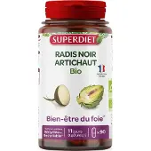 SuperDiet Radis Noir - Artichaut Bio 90 pc(s) Capsule(S)