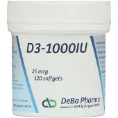 Deba Pharma D3-1000 IU 25 µg 120 pc(s) Capsule(S) Douce(S)