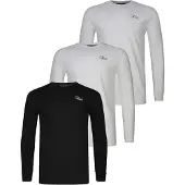 SikSilk T-Shirt gris chiné / noir / blanc
