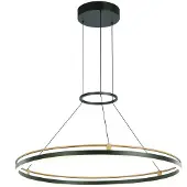 ITALUX LED 28W MERLOT lampe suspendue PND-54638R-28W-3K-BK-GD
