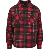 Urban Classics Veste mi-saison rouge / noir / blanc