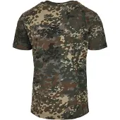 Brandit T-Shirt marron / gris chiné / sapin / vert pastel / noir