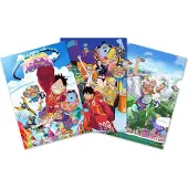 Sakami Merchandise Przezroczysty zestaw 3 folderów A4 One Piece Egghead Saga