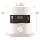 Tefal CY754130, Turbo Cuisine 5L (blanc), 1090W, EPC, programme automatique (10) (incluant cuisson, Sous-vide, mijotage, fermentation, réchauffage), dégagement de vapeur facile