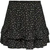 ONLY Carmakoma Jupe 'CARAlberthe' jaune clair / noir