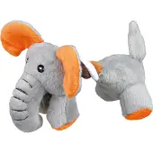 Trixie 3x Peluche avec corde 17cm (Jouet en peluche pour chiens)