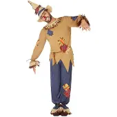 Atosa Scarecrow Costume Doré M-L Enfants