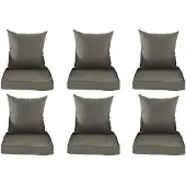 CLP lot de 12 housses de coussin Stavanger