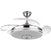 Fabrilamp 165791420 ventilateur Chrome, Blanc