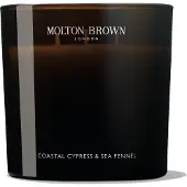 Molton Brown Bougie parfumée côtière au cyprès et au fenouil marin, 600 g