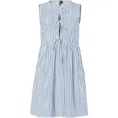 Pieces Jolly Tie Sleeveless Short Dress Bleu 2XL Femme