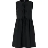 Pieces Jolly Tie Sleeveless Short Dress Noir XS Femme