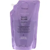 Lakme Teknia White Silver Shampooing shampooing neutralisant pour cheveux blonds platine et gris Recharge 600 ml