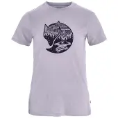 Fjall Raven - T-shirt en laine de mérinos - Abisko Wool Fox SS W Black Iron Grey en Laine - Taille L - Noir