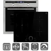 KKT Kolbe Cuisinière: 60cm Four encastrable EB8013ED + 59cm Plaque Induction IH85901FZ