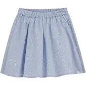 We fashion Jupe bleu / argent / blanc cassé
