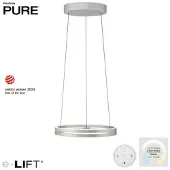 Paul Neuhaus Lampe suspendue élégante Pure E-Loop aluminium