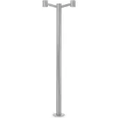 Ideal Lux Pied de poteau d'extérieur Clio MPT2 Grigio 249513 E27 2x60W IP44 57,5 cm gris
