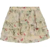 We fashion Jupe jaune pastel / vert clair / violet clair / grenadine