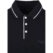 Armani Exchange pour homme. XM001557AF10363UB101 Polo stretch marine (M), Casuel, Coton, Manche courte