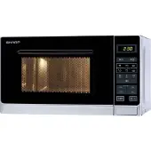 Sharp Four à micro-ondes Home Appliances R 242INW Surface plane Micro-ondes uniquement 20 L 800 W Argent