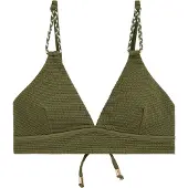 We fashion Hauts de bikini olive / roseau / blanc
