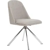 ANGEL CERDA SL Angel Cerdá chaise pivotante en tissu gris 4020