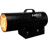 Spero Appareil de chauffage à gaz 50kW, pression 1,5 bar, consommation de combustible 3,63 kg/h, débit d'air 1000 m3/h, régulateur de pression, tuyau 1,5m, allumage piézoélectrique