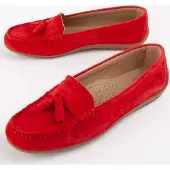 Purapiel Mocassin Meilis3 Rouge