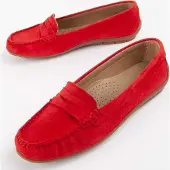 Purapiel Mocassin Meilis2 Rouge