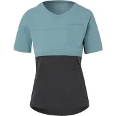 Giro Femmes, Maillot de cyclisme, W Ride LT Jersey (M), Multicolore, Noir, Bleu, M