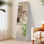 CLP Miroir Benicia, Couleur:blanc mat, Dimension:140x40 cm