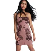 Roxy Seaside Memories Sleeveless Short Dress Rose S Femme
