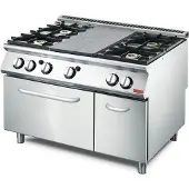Gastronoble Cuisinière à gaz Gastro M avec four 70/120Ttppcfg2B