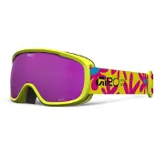 Giro Buster Flowers Junior Ski Goggles Jaune Amber Pink/CAT2 Enfants