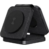 Solight Chargeur de voyage 3-en-1 , compatible MagSafe SSWC01