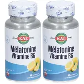 Kal Mélatonine Vitamine B6 2x60 pc(s) Comprimés Sublinguaux