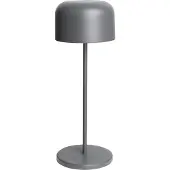 Olympia Lampe de table Siena, dôme rond gris 300 mm