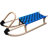 Kubisport Luge en bois 110cm bleu