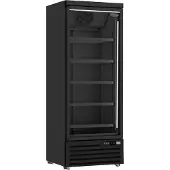 CombiSteel Congélateur avec 1 porte vitrée et 5 clayettes, 600 litres