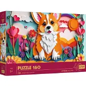 Trefl Puzzle 160 40ème anniversaire de Paper Art : Piesek 40050