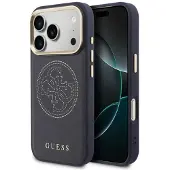 GUESS Etui Perforated 4G MagSafe do iPhone 17 Pro niebieski (Apple iPhone 17 Pro), Coque pour téléphone portable, Bleu