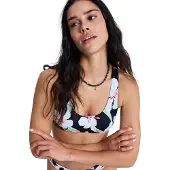Roxy Essential Pt Athletic Bralette Bikini Top Noir S Femme