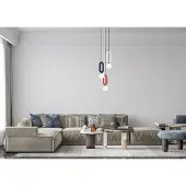 ITALUX MASSO PND-59839-3-MLTI Lampe suspendue