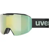 Uvex Evidnt Attract S Woman Ski Goggles Noir Mirror Opal Contrastview Yellow Clear/CAT2+Yellow Clear/CAT1 Femme