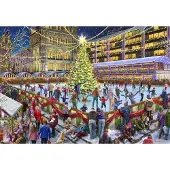 Bluebird Puzzle Noël Patinage de Noël - 1000 pièces