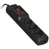 ActiveJet ACJ COMBO 3GN 1,0M multiprise 1 m 3 sorties CA Intérieure Noir
