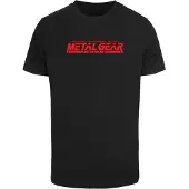 Mc Clothes T-Shirt 'Metal Gear' rouge sang / noir