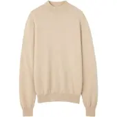 GOBI Cashmere Pull-over 'Men's Essential Mock Neck Cashmere Sweater' beige